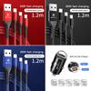 Hub Caps Car Interior Charger 3 In 1 Charging Cable Auto Accessories For Alfa Romeo Giulietta Mito 159 Giulia Stelvio 156 147 ToOZ2 
