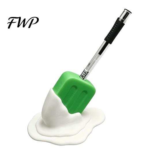 Student Desk Organizer Cute Melting Popsicle Pen Holder, Unique Decorative Stationery Organizer, Desktop Storage Durable PLA Container for Office And