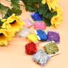 MNFT 10 Colors  Fly Fishing Tinsel Chenille Crystal Flash Line Rig Bait Making Assorted Fly Tying Streamer Flies Material