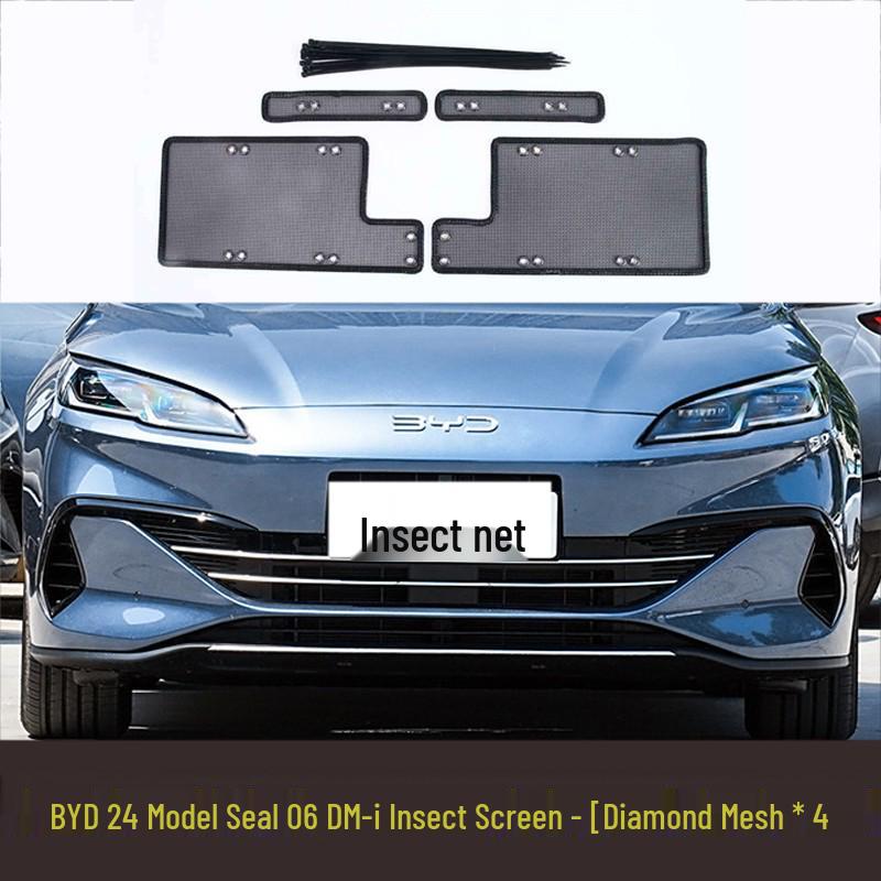 Insect & Catkin Protector Net for 2022-2025 BYD Seal - Front Grille & Water Tank Guard