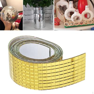 Mirrors Mosaic Tiles Er for Craft Square Glass Self 464pcs,5mm By 5mm, Total 4 Meter