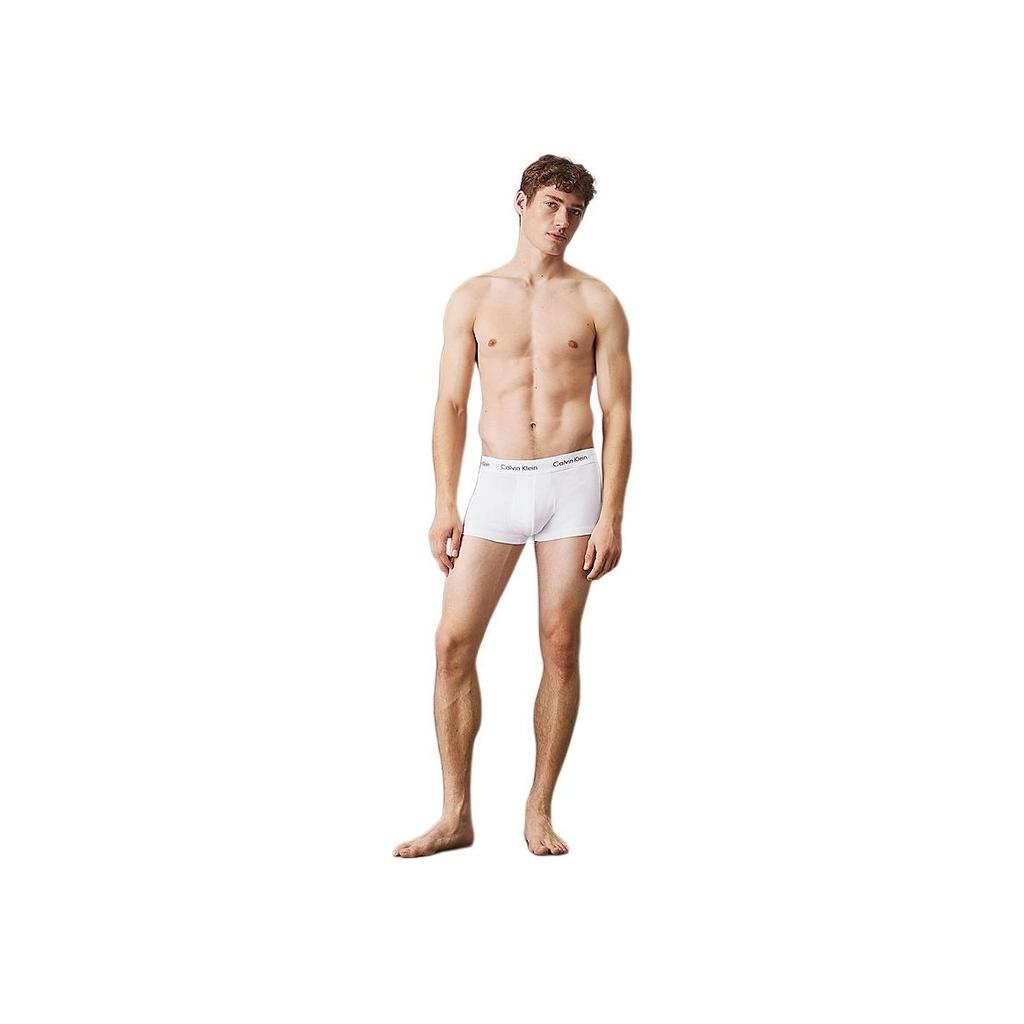 Calvin Klein Low Rise Blended Simple Comfortable Boxer Briefs Men Underwear White 0000U2664G-100
