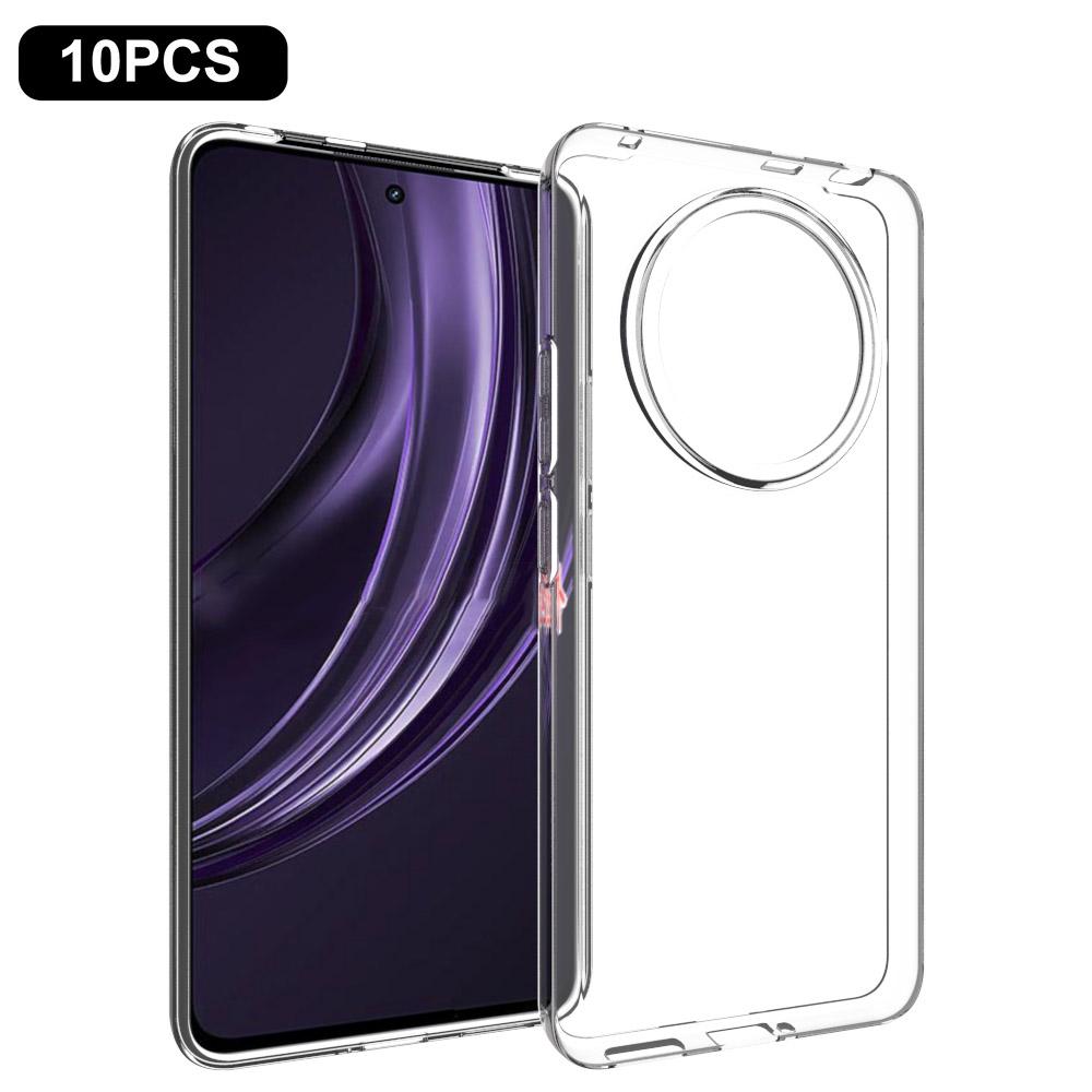 

10Pcs/Pack For Realme Realme 13+ 5G/13 Pro 5G (China) Clear Case Watermark-Free TPU Protective Cover A