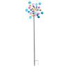 Garden Wind Spinner Colorful Metal Windmill Decoration for Outdoor Yard Lawn Patio