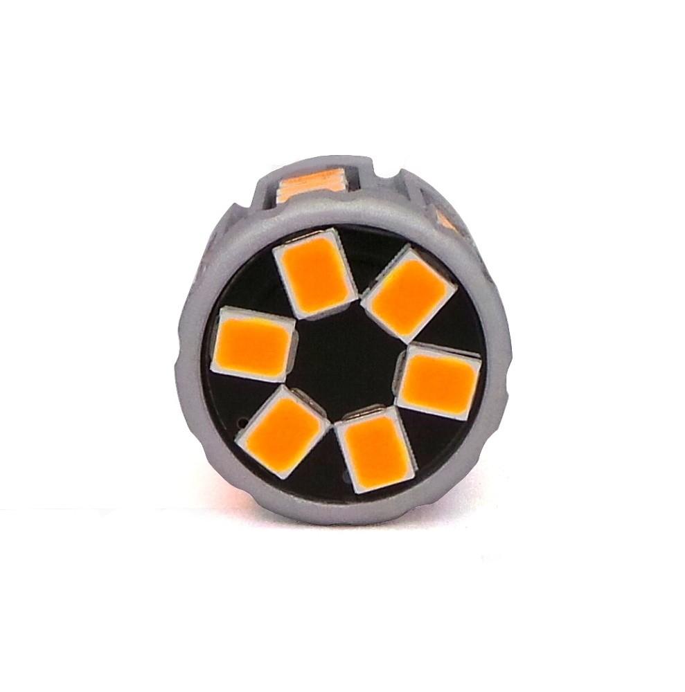 2 szt żarówka LED W16W, T15 12-24V 100% CAN pomarańczowa mocna, bez błędu Off-Road