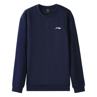Li-Ning Lässiges Vielseitiges Bequemes Rundhals Locker Schulter Pullover Sweatshirt Unisex Sweatshirt AWDVG81-4