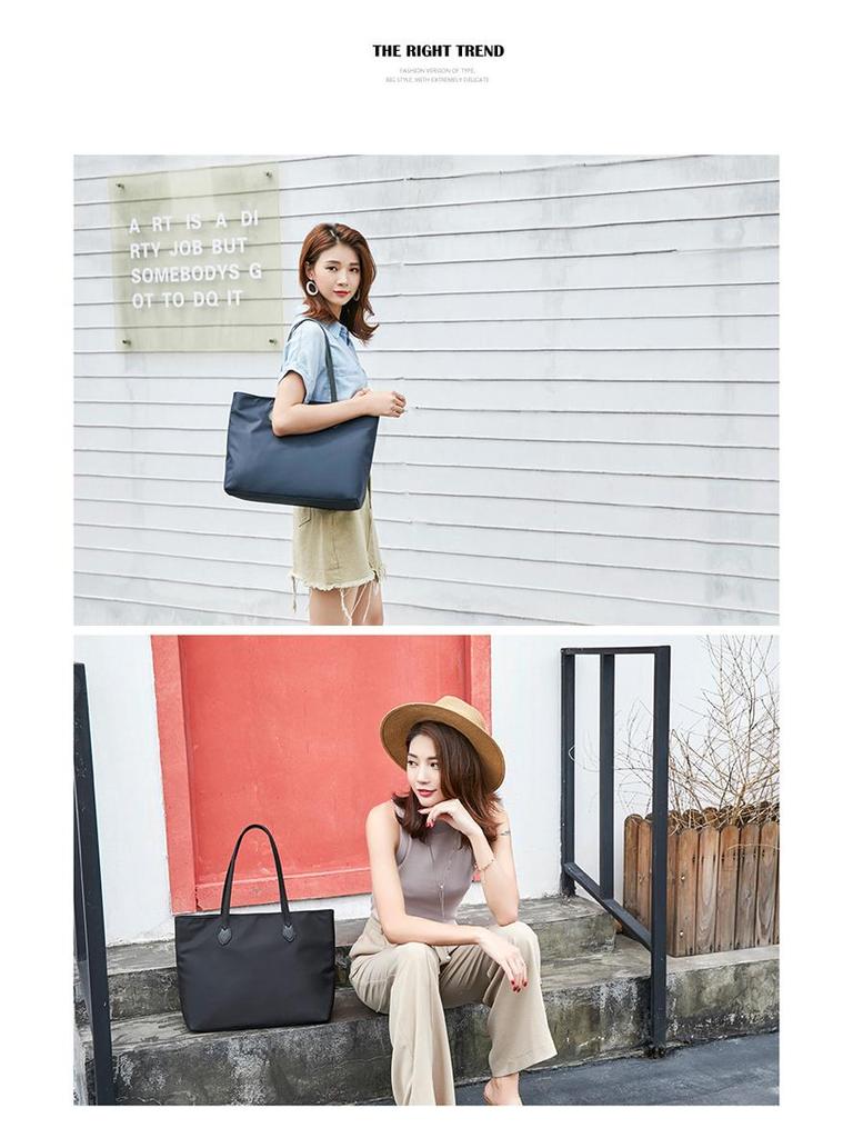 Tao Yin Fashionable Oxford Cloth Large Women's Shoulder Bag - 2024 Korean Style