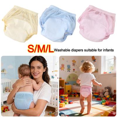 Wasserdichte Baby Trainingshosen Atmungsaktive Windelhosen Weiche Baby-Windel für Neugeborene