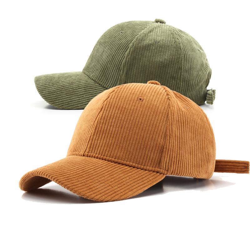 Comfortable Home Life Women's Coffee 2025 New Corduroy Baseball Cap Men Cotton Solid Sunhat Sport Snapback Caps Autumn Warm Fashion Hip Hop Fishing Hat Cm