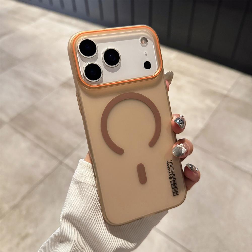 

Translucent Frosted PC Magsafe Magnetic Phone Case For iPhone 17 Air 16 15 14 13 12 11 8 Pro Max Plus Mini Wireless Charge Cover iPhone17 Pro Max