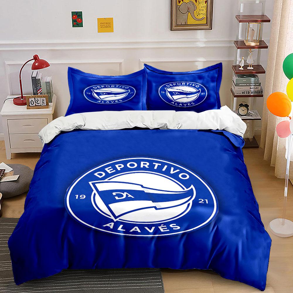 "Deportivo Alaves Bedding Set" Bedding Duvet Cover Set Duvet Cover Pillowcases (1 * Duvet Cover 2 * Pillowcases, Without Duvet Insert)