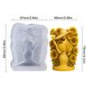 Flower Lady Figurine Silicone Candle Molds Multipurpose Silicone Mould For Making Candle Soap Home Decoration Resin Art