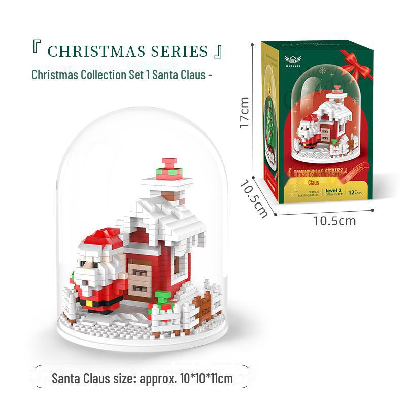 Christmas Tree Building Blocks for Kids - Princess Themed Educational Toy Gift