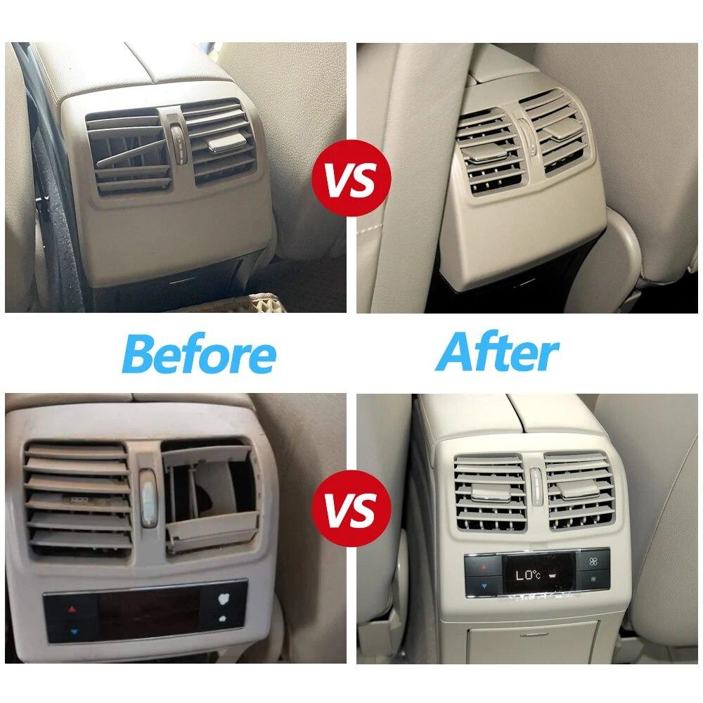 Modell B Bakre Luftkonditionering AC-ventilationsgaller Utloppsskydd för Mercedes Benz W212 E-klass E200 E260 E280 E300 E320 E350 E400