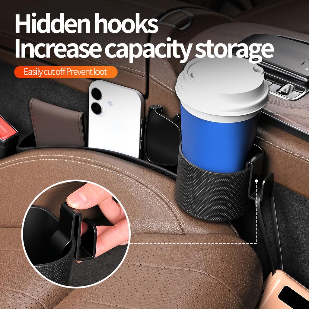 2PCS Multifunctional Car Seat Gap Storage Box Fill Auto Seat Gap Prevent Cell Phones From Falling Accessories Auto Storage Box