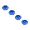 4PCS Wheel Hex Hub Adapter Aluminum Alloy Wheel Hex Coupler for   LaTrax Teton 1Celsius18 RC Truck