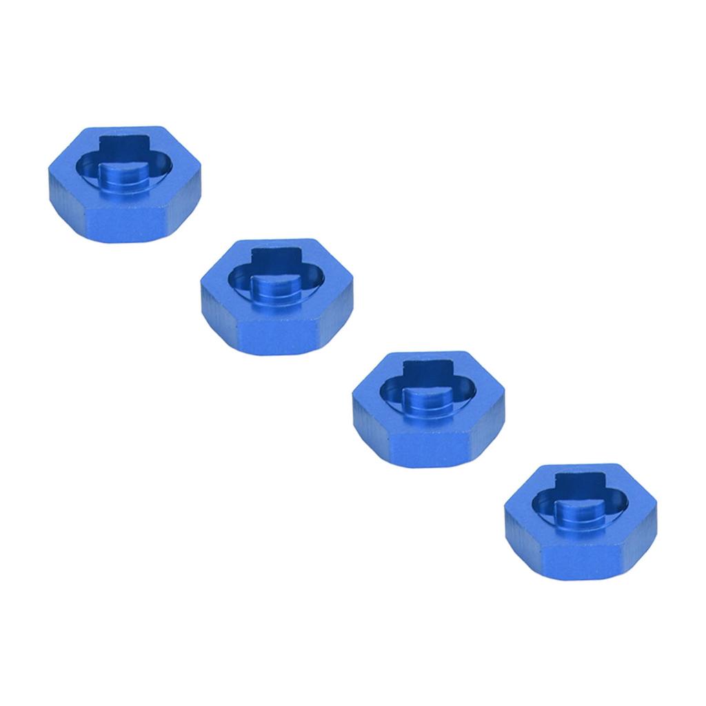4PCS Wheel Hex Hub Adapter Aluminum Alloy Wheel Hex Coupler for   LaTrax Teton 1Celsius18 RC Truck