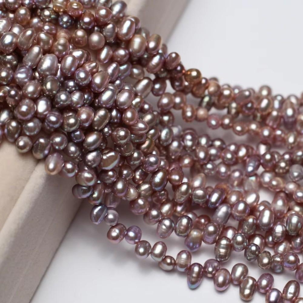 About 75 Pieces/Rope Natural Freshwater Pearl Beads DIY Jewelry Beads  Jewelry Making Accessories