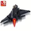 Armed Helicopter Assembled Building Block Toys, Fighter Model Assembled Building Blocks, Desktop Ornaments, Christmas Gifts