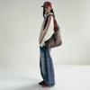Korean Badblood BCAC Series Women's American Retro Red Knit Cardigan Sweater