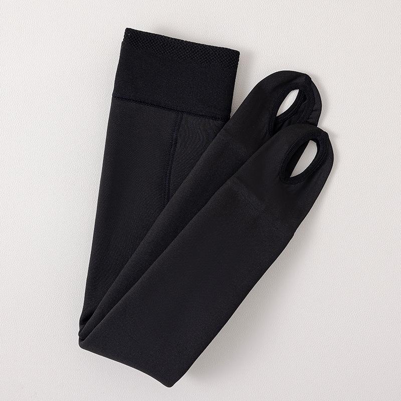 Barnens Vår & Höst Vita Fleece Dansleggings och Strumpor