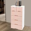 Bymaocar 6 Drawers Organizer Baby Dresser Clothes Storage Drawer Cabinet Safe Plastic Fit Bedroom Closet,waterproof Modern Look