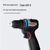 Deli 16V 45N.m Brushless Cordless Drill CN Plug (adapter Included)