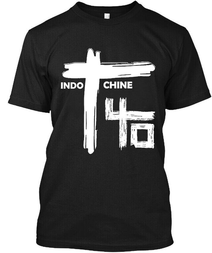 NWT Indochine French Pop Rock Band Graphic Art Vintage Logo T-Shirt Size S-3XL Unisex T-Shirt XXL