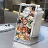 Cat Pattern Phone Case For iPhone 16 E 15 14 13 12 11 Pro Max Plus X XS XR SE 2020 2022 Transparent Bumper Funda Coque