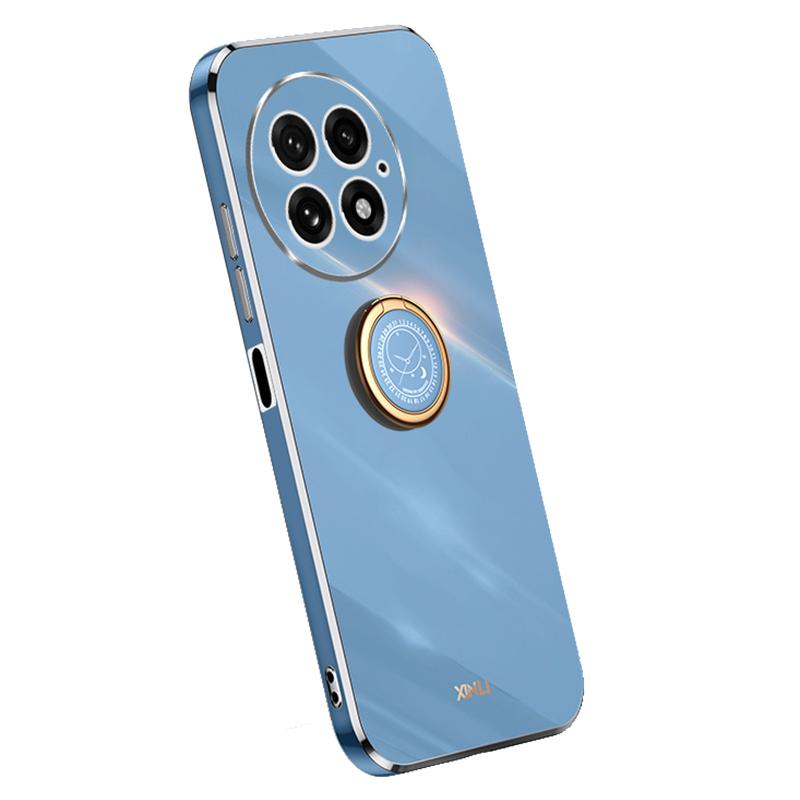 XINLI For OnePlus 13 Case Ring Kickstand Electroplating TPU Phone Cover G
