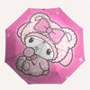 1pc My Melody Pink PlushieUmbrella with Plastic Handle,Suitable for All Seasons Home Travel Outdoor UmbrellaSanlio204