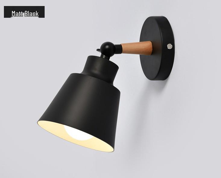 Nordic Creative Solid Wood Wall Lamp for Bedrooms, Hallways, and Children's Rooms