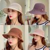 Casual Woven Sun Hat For Women With Large Brim And Uv Protection For Beach And Hiking
