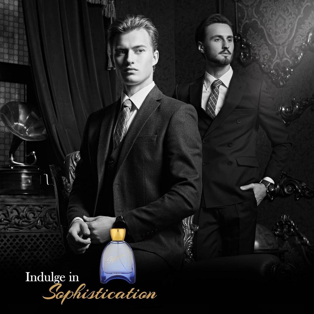 Signature Royal - CZAR Eau de Parfum for Men - 100ml | Long Lasting Luxury Lavender, Patchouli Fragrance, Floral Scent