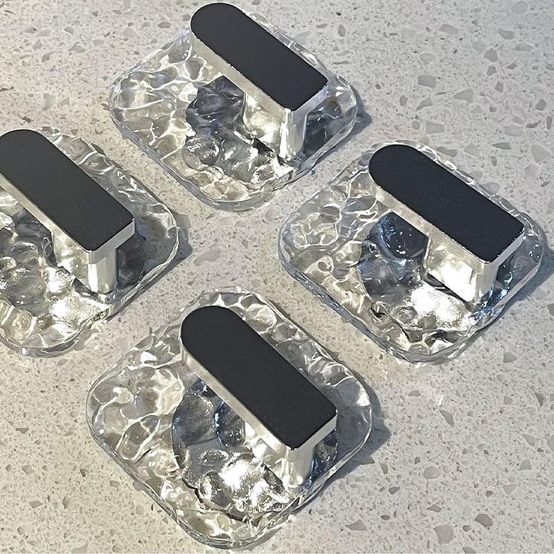 Punch-free Acrylic Hook Strong Viscose Adhesive Hook Load-bearing Door Back Wall Bathroom Kitchen Key Seamless Nail Clothes Hang