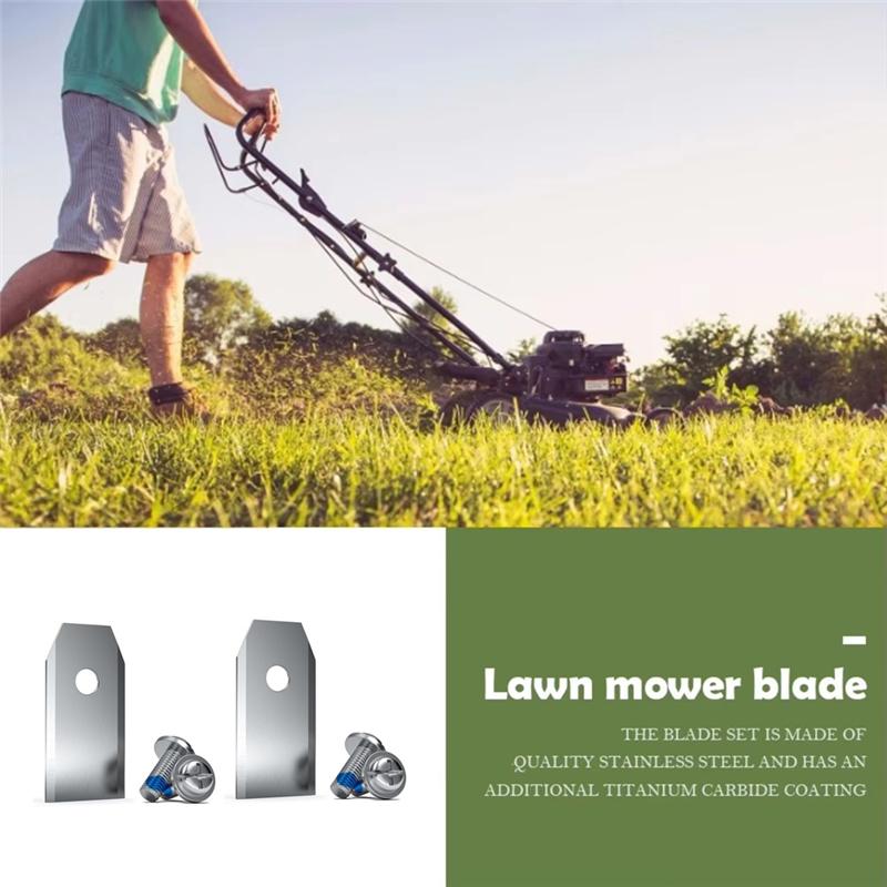 Replacement Cutting Blades Set 30PCS Stainless Steel For ECOVACS Cutter Lawn Mower Trimmer Blade Compatible