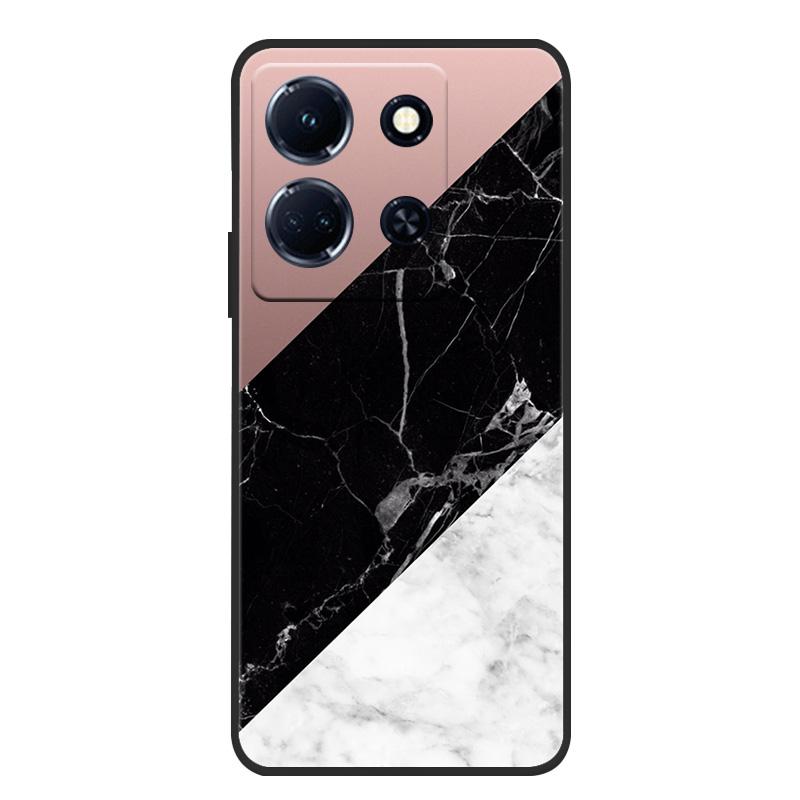 Schutzhülle aus weichem, mattem Silikon in Marmoroptik für Infinix Note 30 4G, passend für Infinix Note 30 Pro, 30i und 30 VIP – Rundumschutz