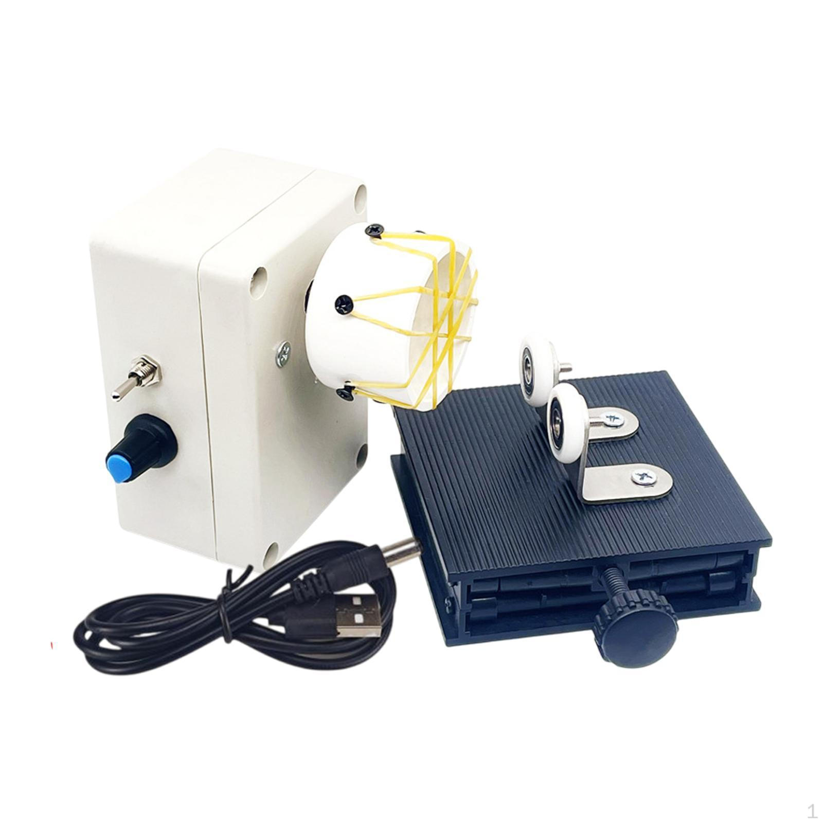 

Portable Professional Lure Fishing Rod Winding Machine DIY Epoxy Resin Rotating Gluing