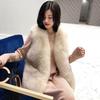Autumn and Winter New Imitation Fur Vest Women's Medium and Long Imitation Fox Hair Vest Young Fashion Coat