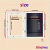 Magnetic Art Photo Frame Set - Front-loading, Interchangeable Design for Wall or Desktop Display - Perfect for Posters and Pictures