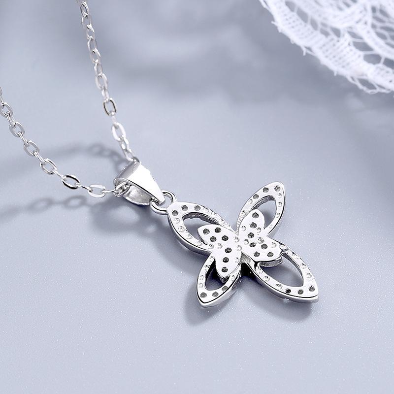 S925 Neue Frische Schmetterling Anhänger Koreanischen Stil Mode Spezielle-Interesse Design Sinn Anhänger Silber