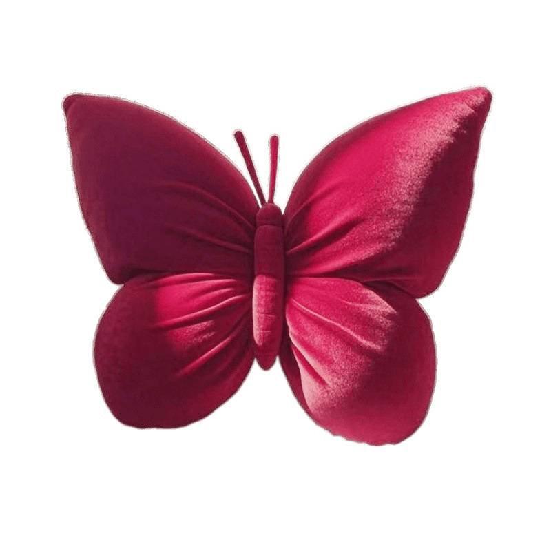 Butterfly Extra Large Princess Lace Cushion for Bed, Sofa & Office Chairs