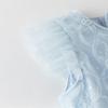 DAVE & BELLA Girls' Summer Mesh A-Line Princess Dress