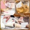 1pc Multifunctional Dough Cutter Bowl Scraper & Cake Cream Spatula Smooth Edge Pastry Bread Kitchen Baking Tool Kit