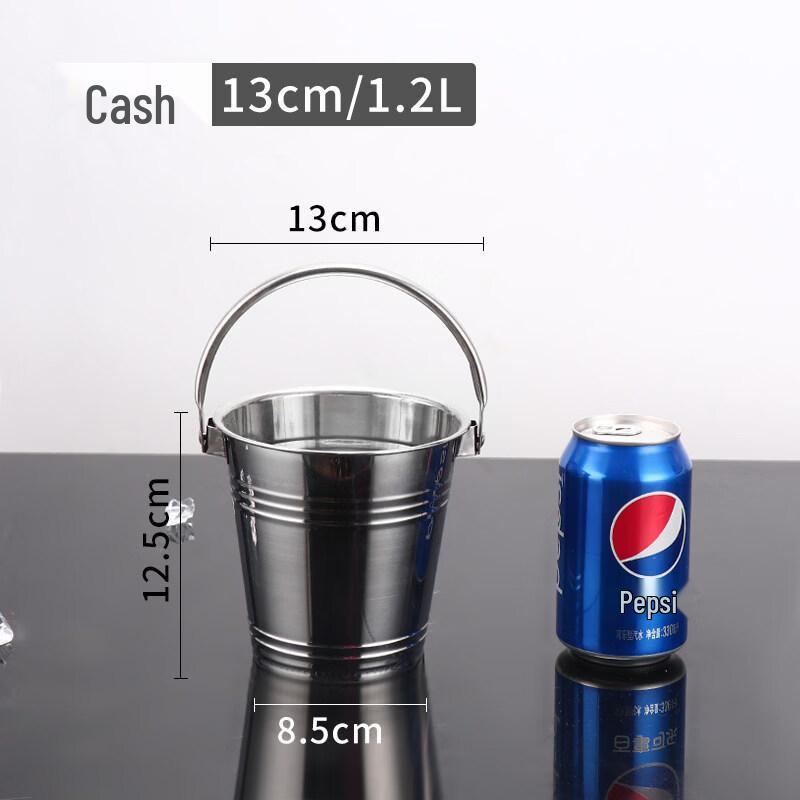 ZISIZ Stainless Steel Ice Bucket
