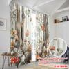 2pcs,2D plane printing Curtain Popular Forest Friends Versatile Durable Polyester (without rod) Decorations Outdoor Perfect for