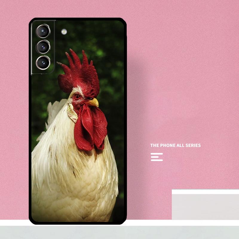 Cock Rooster Chicken Phone Case For Samsung Galaxy S26 S23 Ultra S20 S21 S22 S24 S25 Plus S10 S25 FE Cover Coque