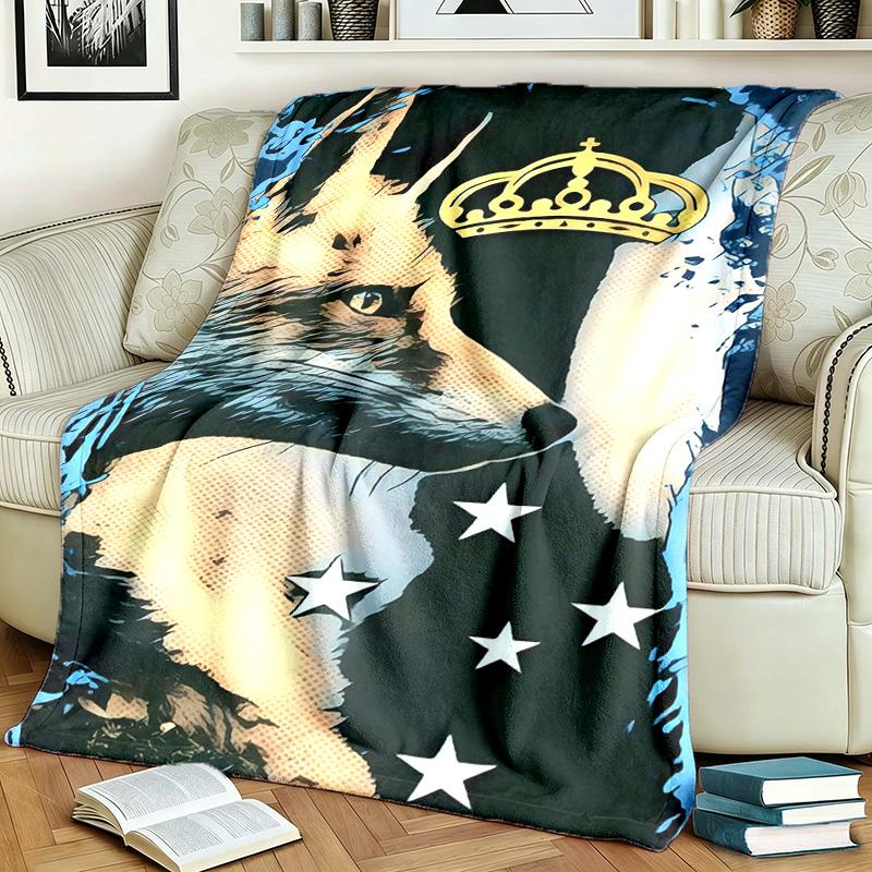 Cruzeiro Esporte Clube Theme Personalized Outdoor Flannel Blankets Soft And Suitable For All Seasons Perfect For Sofas Beds And Camping
