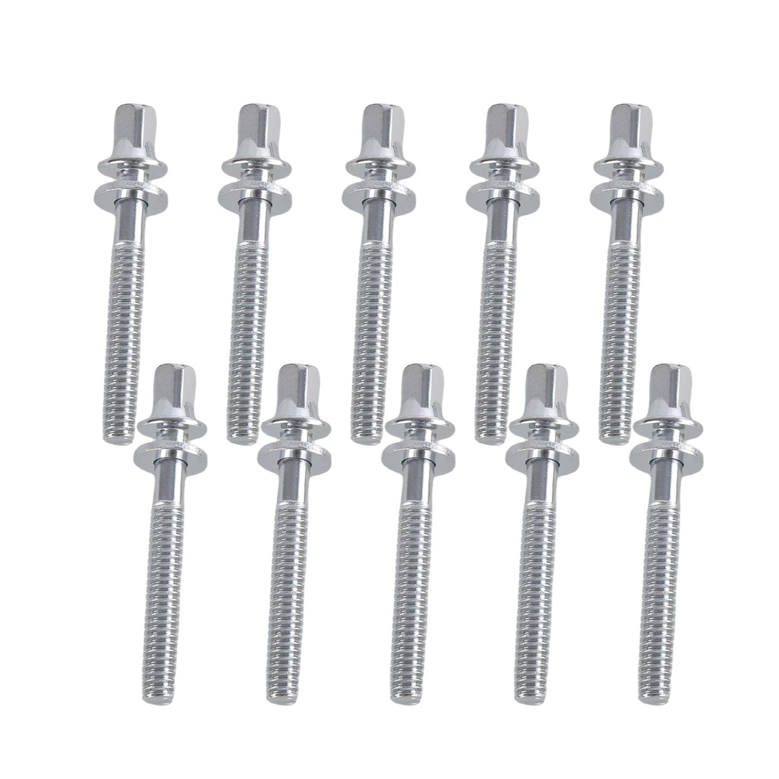 

10 ШТ. Гвинти для барабанної установки Металевий гвинт для барабана Незамінна металева запчастина для ударних музичних інструментів 40