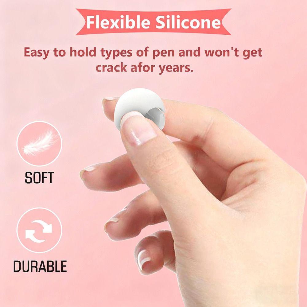 Self-Adhesive Pen Holder Flexible Pen Clamp Portable Pencil Clips  for Desk Organizer